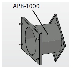 Проставка(адаптер) між котлом і пальником - APB-1000
